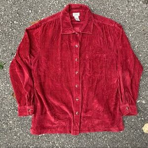 Vintage LL Bean Corduroy Button Up